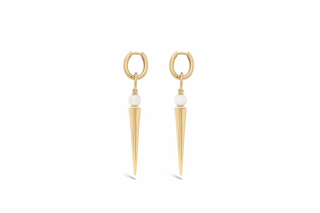 Pampilles Pearls 18K Gold Earrings w. Pearls
