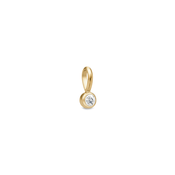 Grace Gold Plated Pendant w. Zirconia