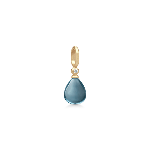 Tasha London Blue Gold Plated Pendant