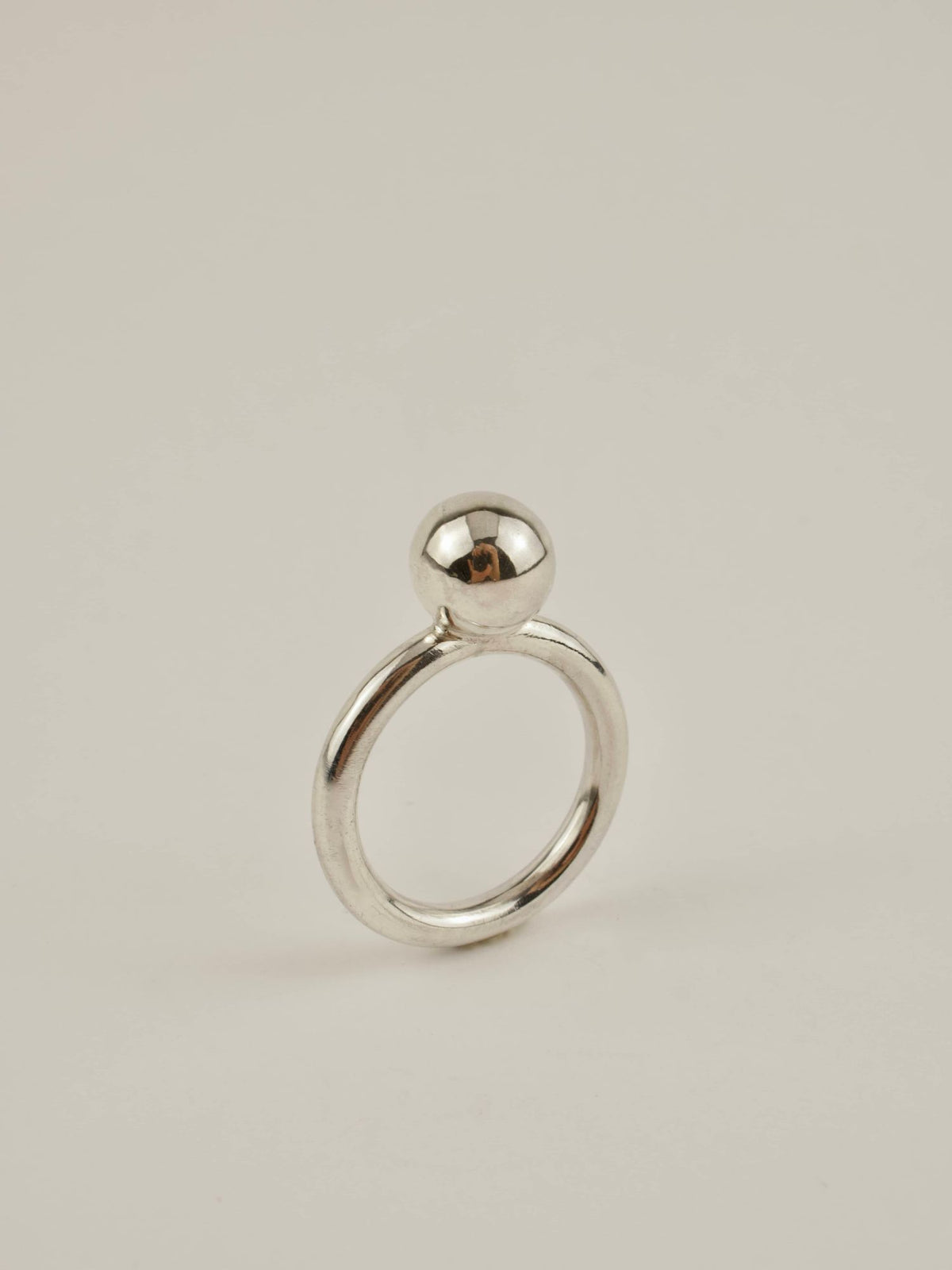 Perle Silver Ring