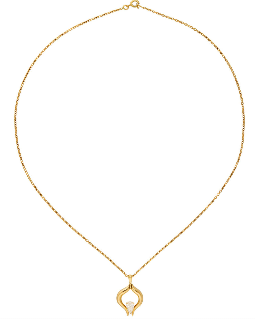 Eboris Twin 18K Guld Halskæde m. Diamanter