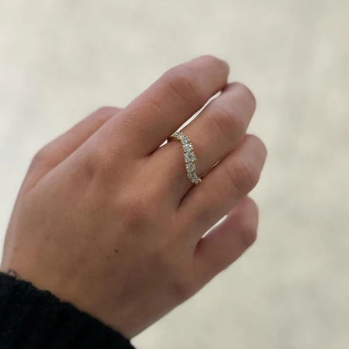 Zoya 14K Whitegold Ring w. Diamonds