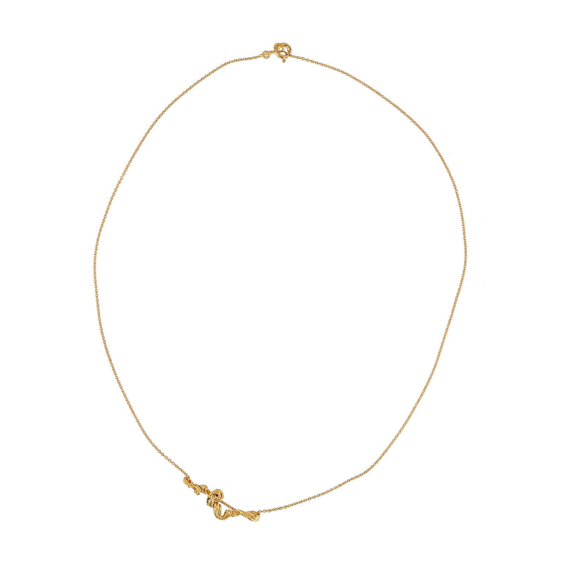 Fouettés Petite 24K Gold Plated Necklace