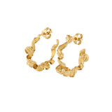 Fouettés 24K Gold Plated Hoops
