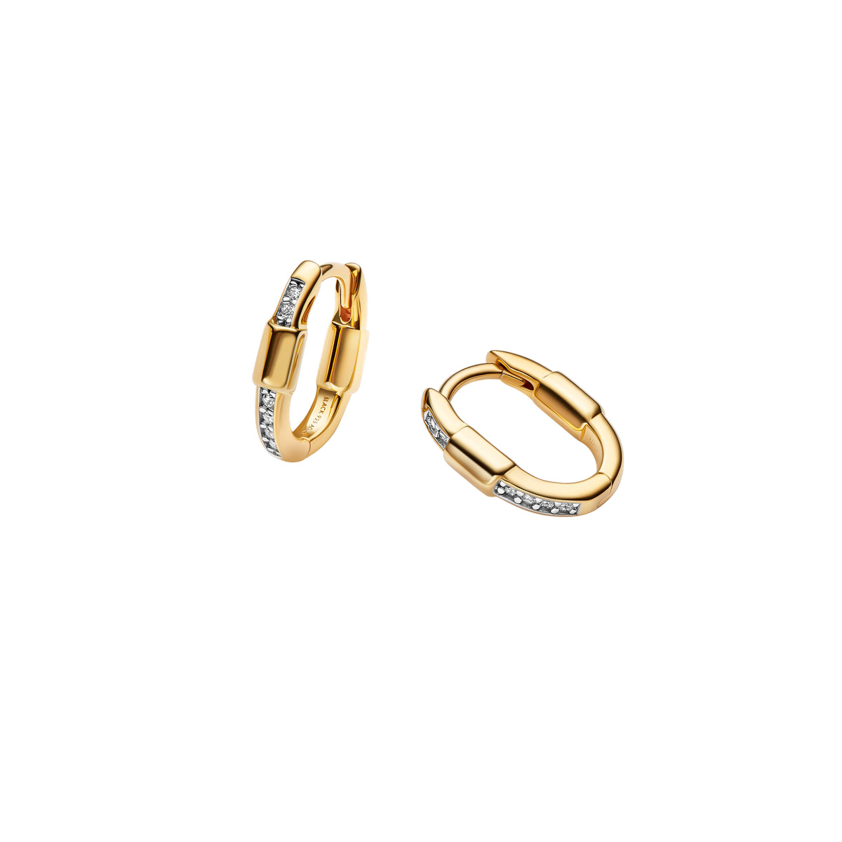 Palads Royal Gold Plated Earring w. Zirconia