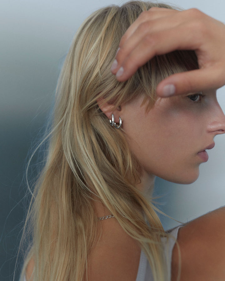 Palads Royal Silver Earring w. Zirconia