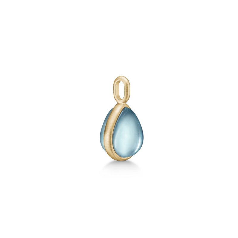 Paloma Gold Plated Pendant w. Ice Blue Crystal