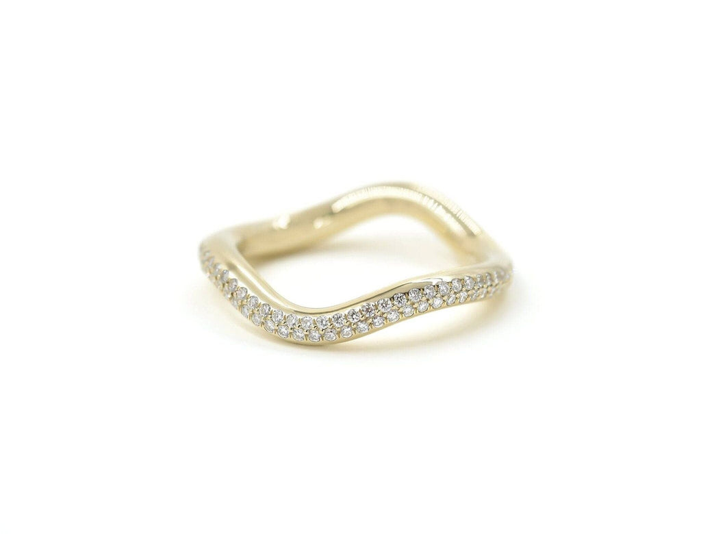 Pave Popie 14K Gold Ring w. Diamonds