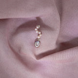Small / Medium Ohrring aus Silber I Perlen