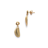 Petit Moules Gold Plated Earrings w. Opal