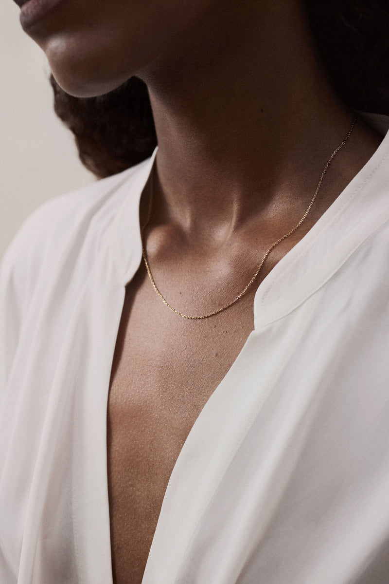 Petite Chain 14k Guld Halskæde