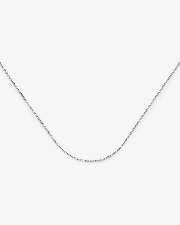 Petite Chain 14k Hvidguld Halskæde
