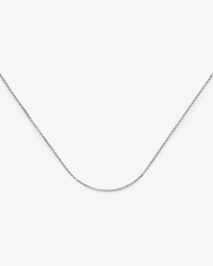Petite Chain 14k Whitegold Necklace