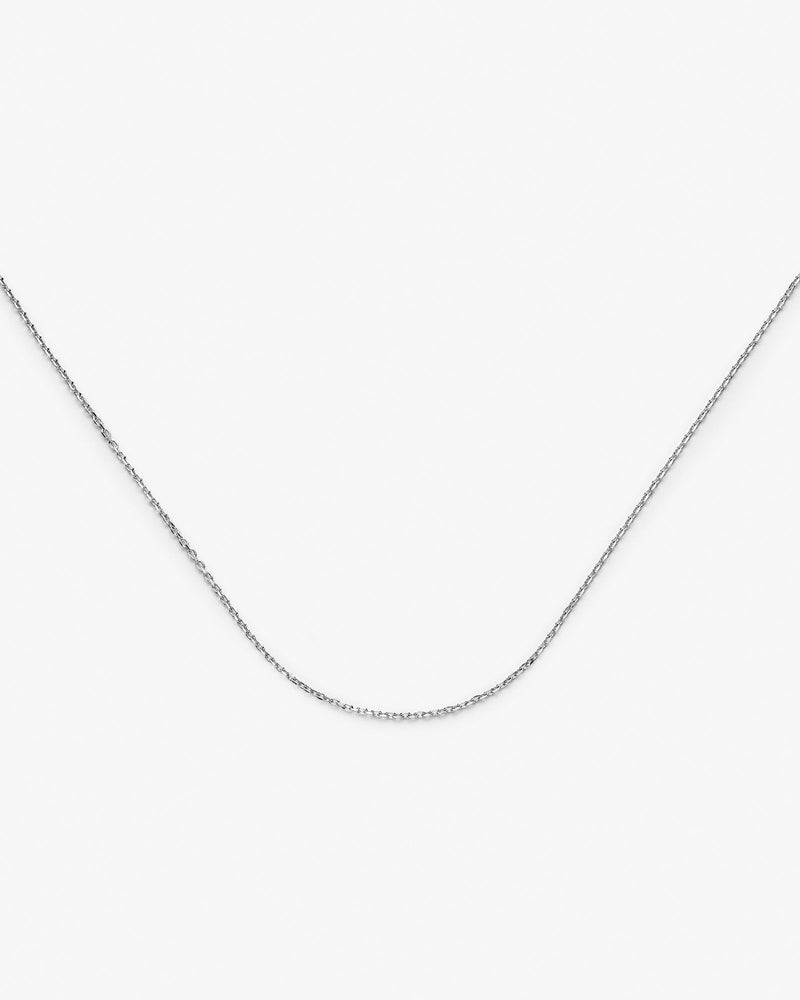 Petite Chain 14k Hvidguld Halskæde