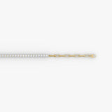 Paperclip Petite 14K Guld Tennis Armbånd m. Lab-Grown Diamanter