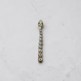 Poise Cascade 14K Gold Medium Earrings w. Lab-Grown Diamonds