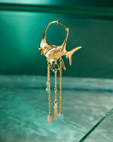 Young Fish Large 18K Gold Earrings