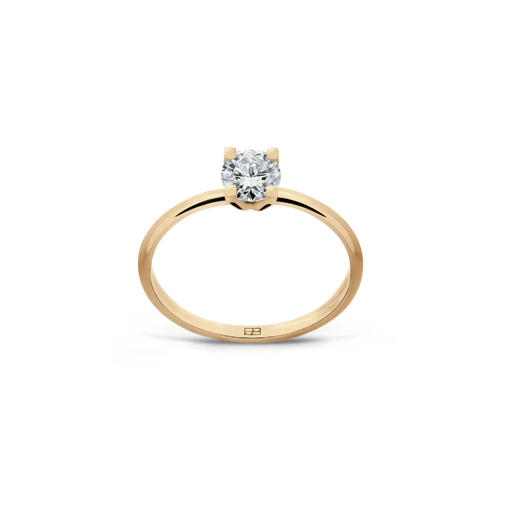 Promise 18K Gold Ring N°18 w. Diamond