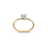 Promise 18K Gold Ring N°18 w. Diamond