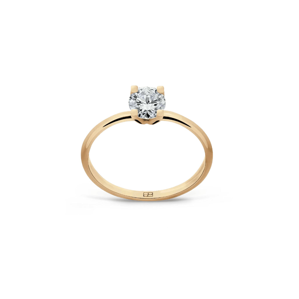 Promise 18K Gold Ring N°19 w. Diamond