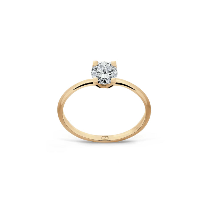 Promise 18K Gold Ring N°19 w. Diamond