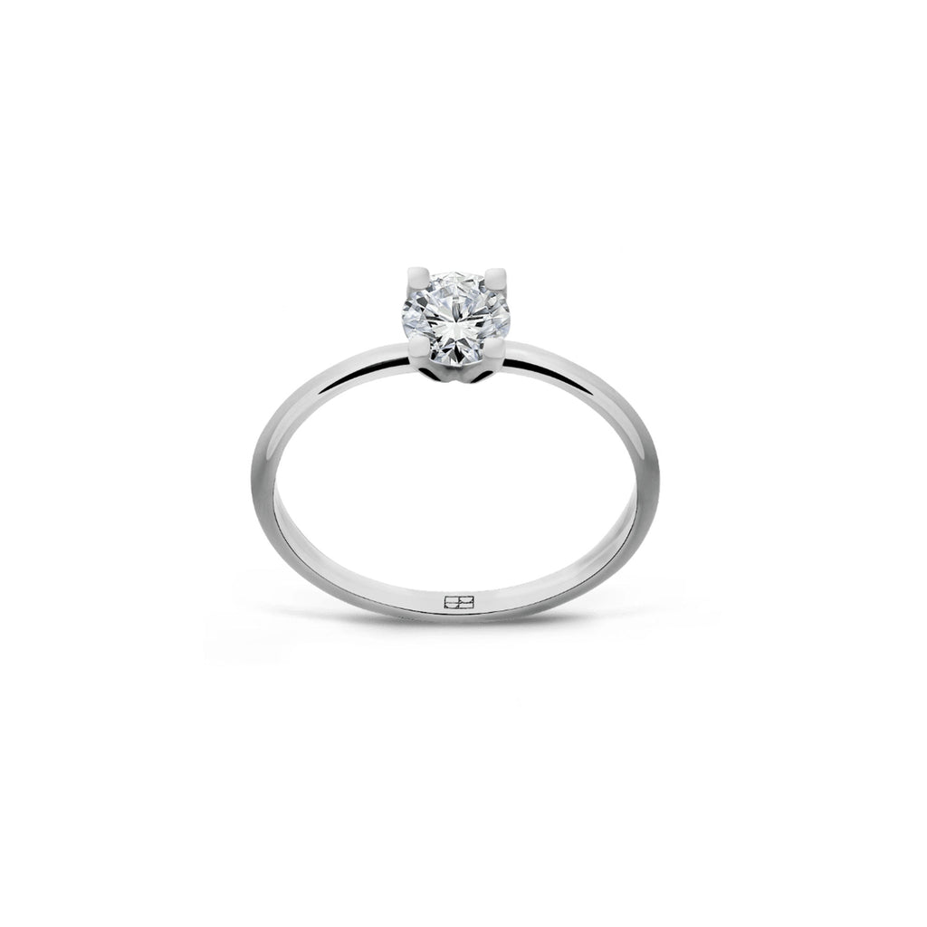 Promise 18K White Gold Ring N°1 w. Diamond