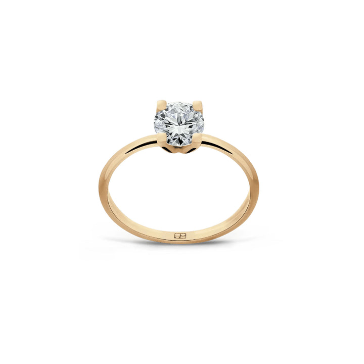 Promise 18K Gold Ring N°21 w. Diamond