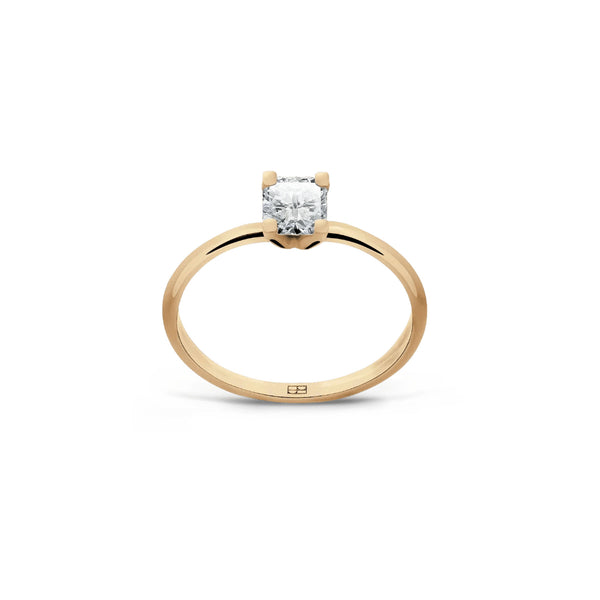 Promise 18K Gold Ring N°23 w. Diamond