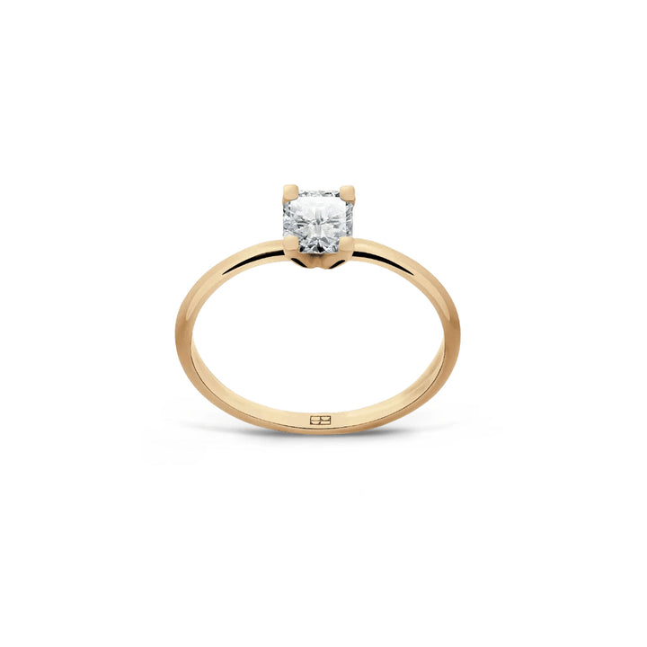 Promise 18K Gold Ring N°23 w. Diamond
