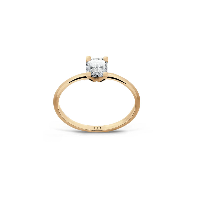 Promise 18K Gold Ring N°23 w. Diamond