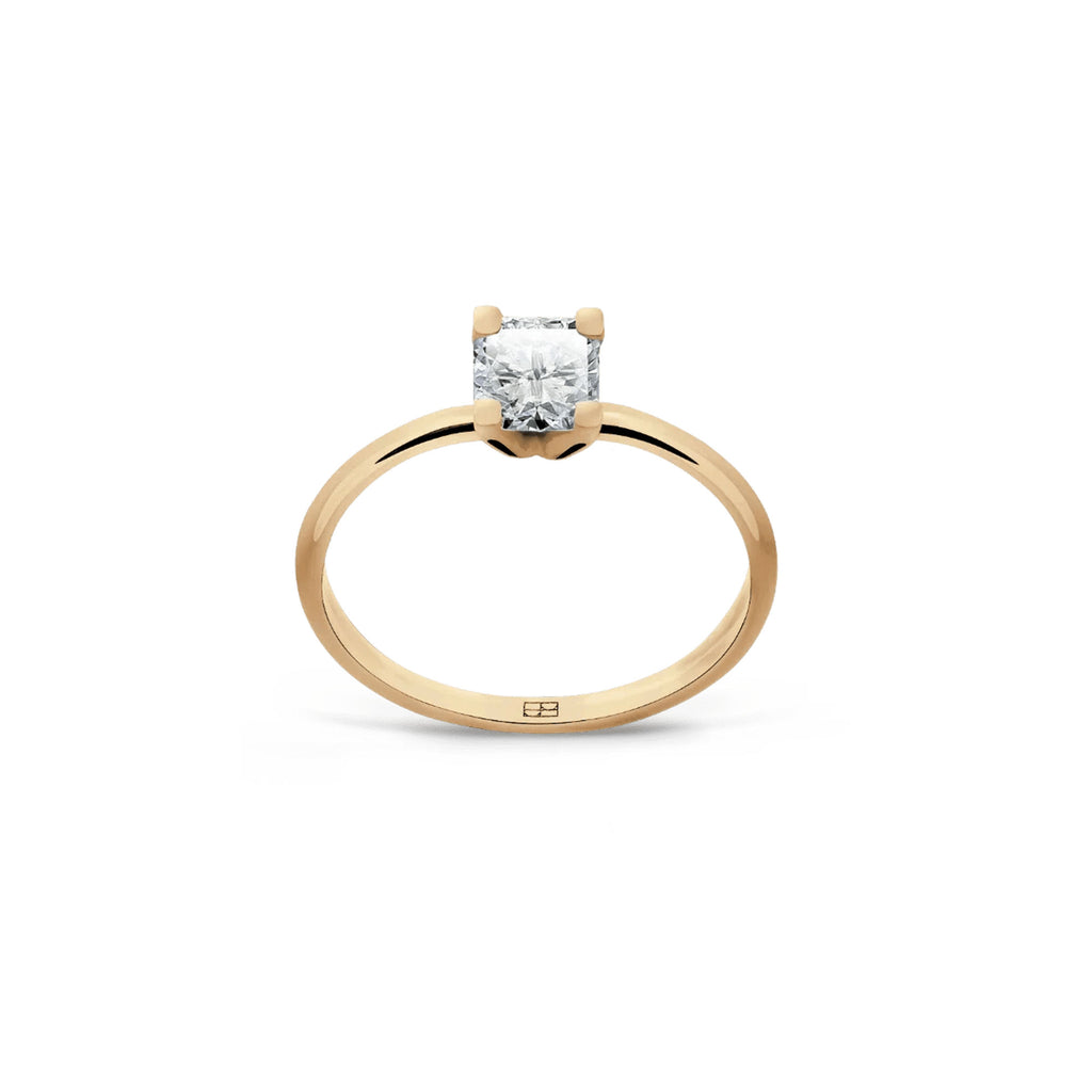 Promise 18K Gold Ring N°24 w. Diamond
