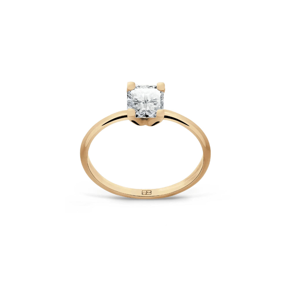 Promise 18K Gold Ring N°25 w. Diamond