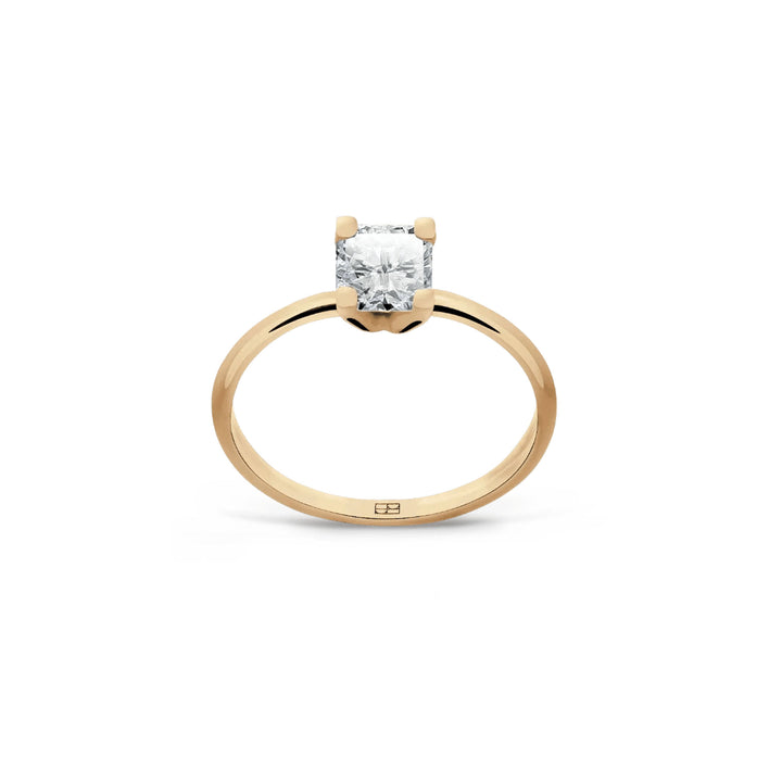 Promise 18K Gold Ring N°25 w. Diamond