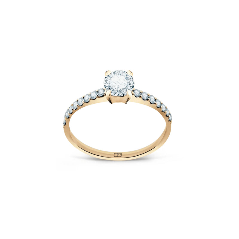 Promise 18K Gold Ring N°29 w. Diamonds