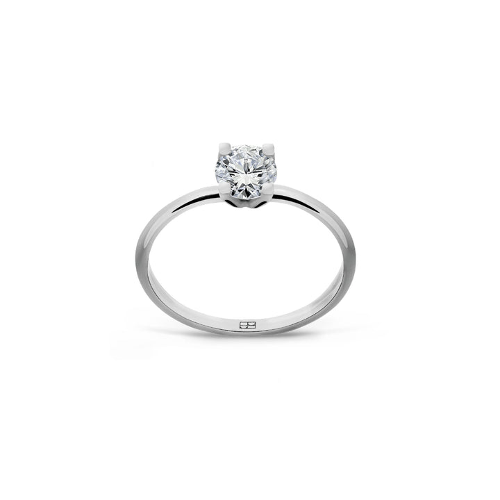 Promise 18K White Gold Ring N°2 w. Diamond