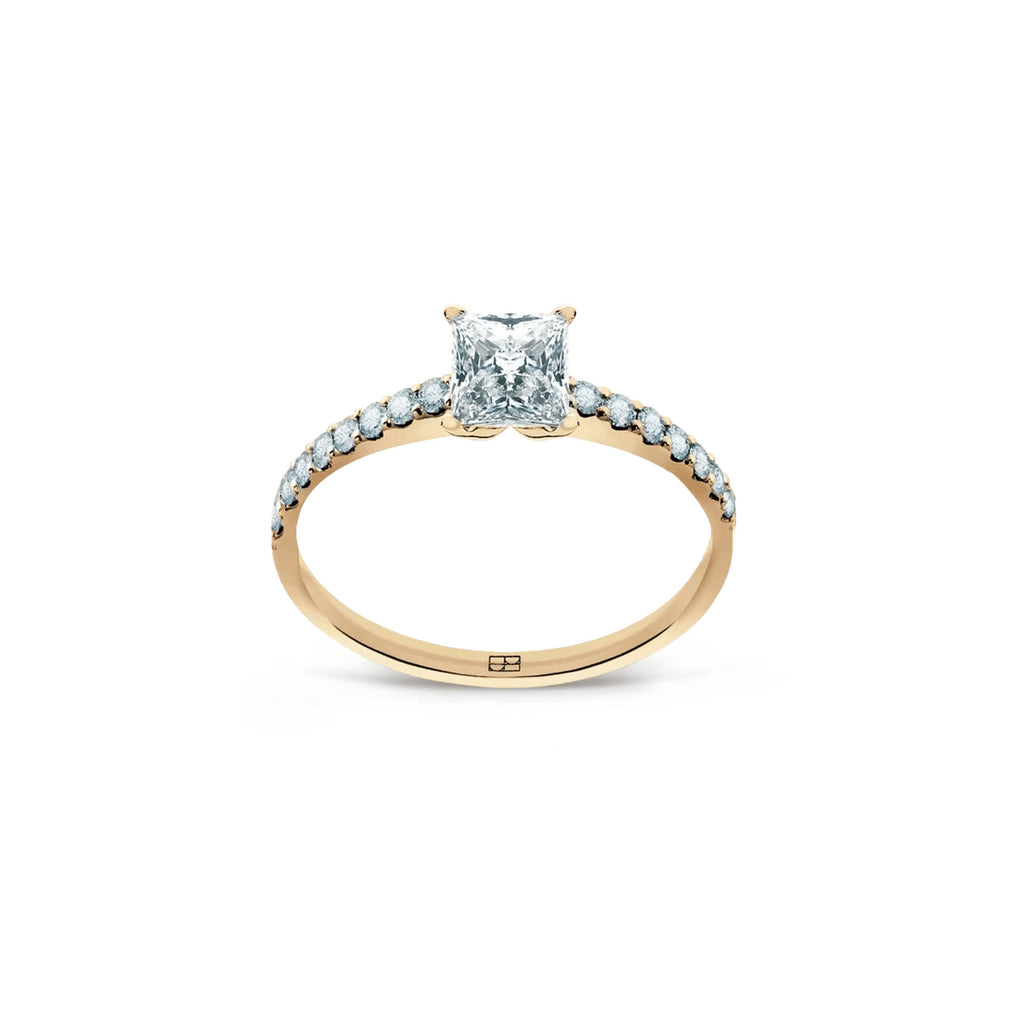 Promise 18K Gold Ring N°30 w. Diamonds