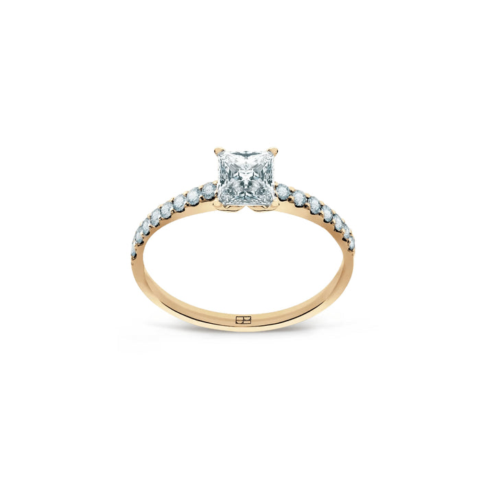 Promise 18K Gold Ring N°30 w. Diamonds