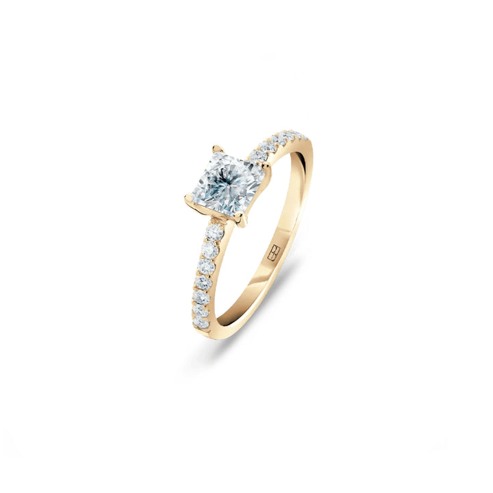 Promise 18K Gold Ring N°31 w. Diamonds