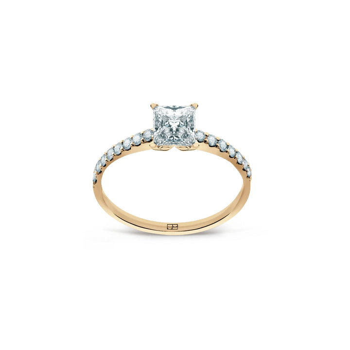 Promise 18K Gold Ring N°31 w. Diamonds