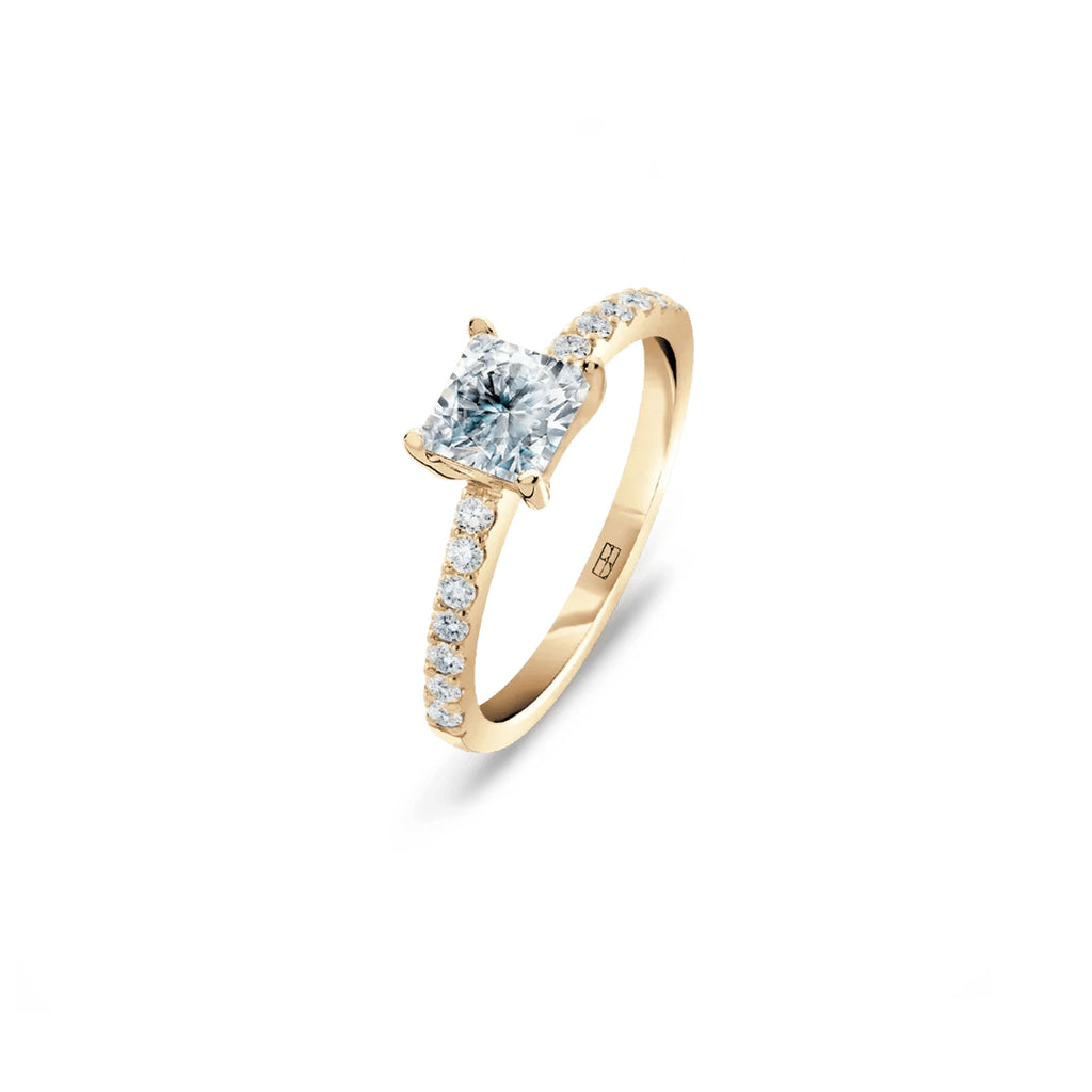 Promise 18K Gold Ring N°32 w. Diamonds