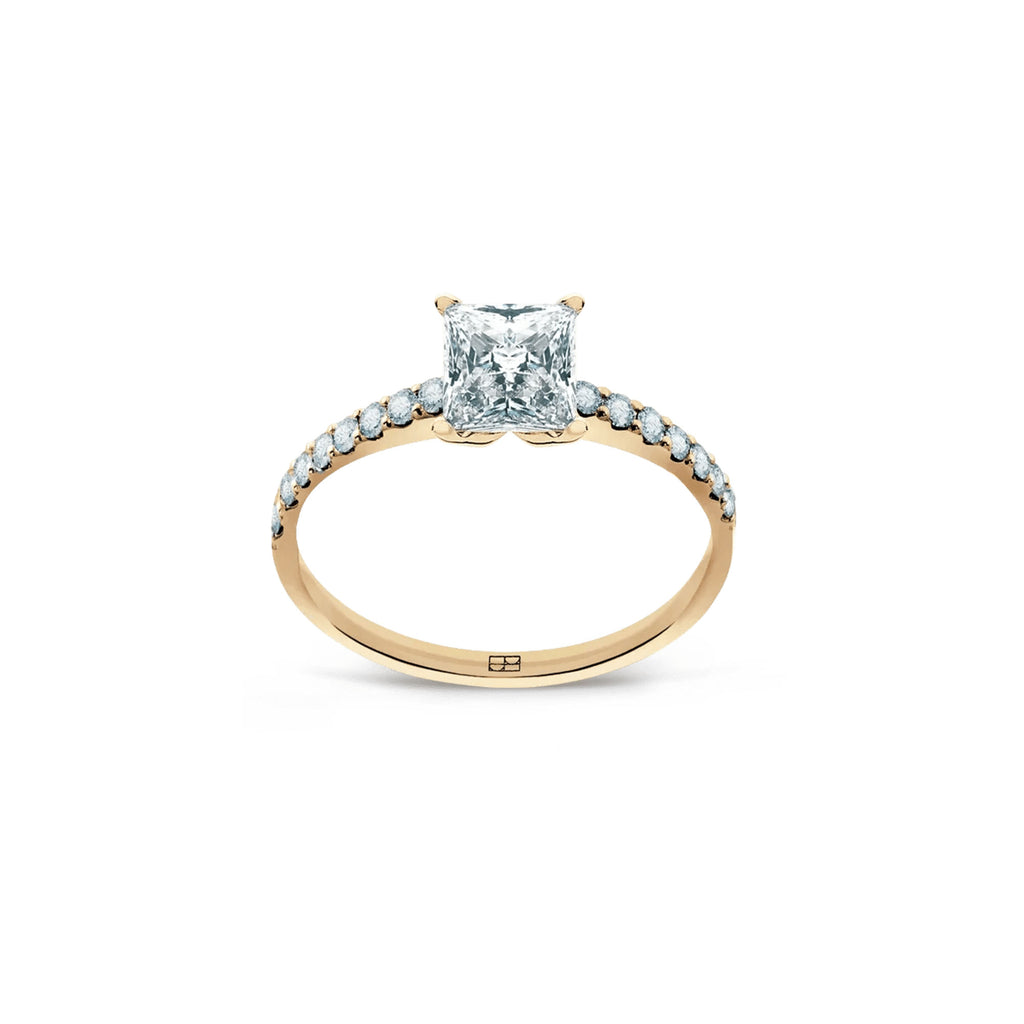 Promise 18K Gold Ring N°32 w. Diamonds