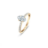 Promise 18K Gold Ring N°34 w. Diamonds