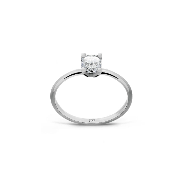Promise 18K White Gold Ring N°6 w. Diamond