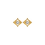 Eboris Link 18k Guld Ørering m. Lab-Grown Diamant