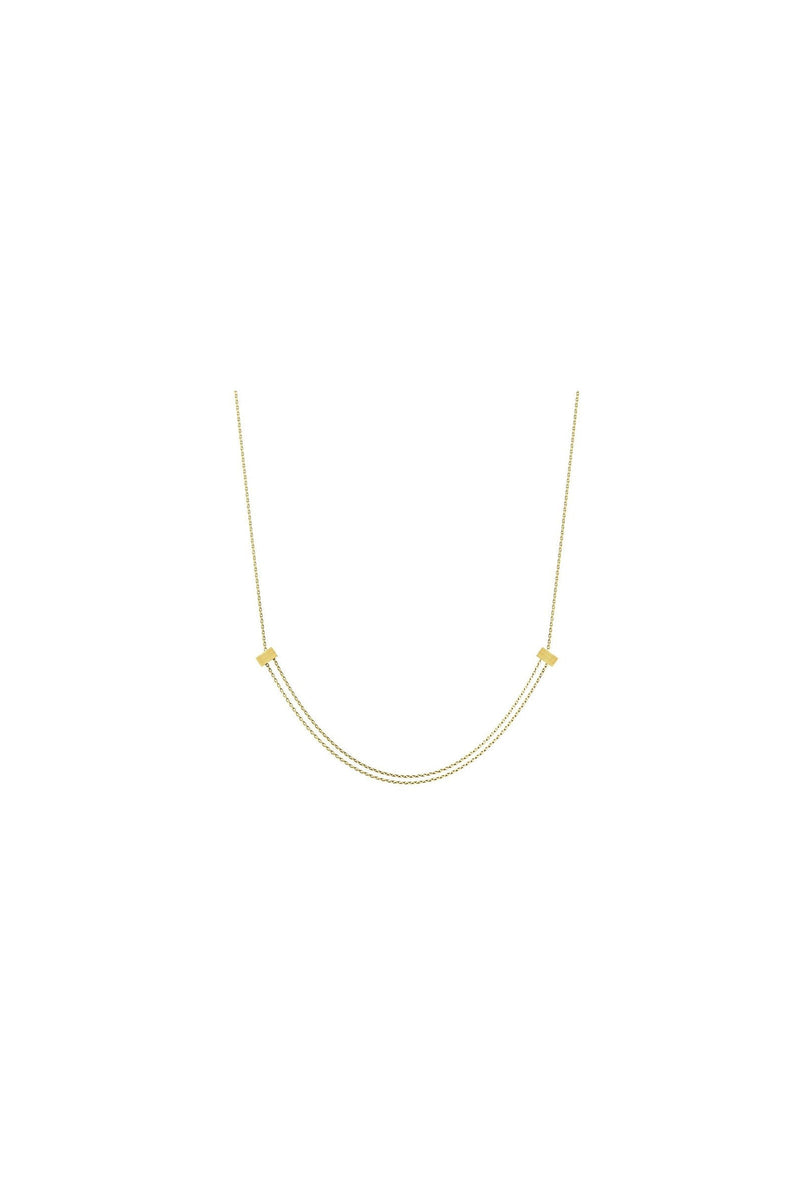 Shihara Cube 18K Gold Necklace | The Jewellery Room