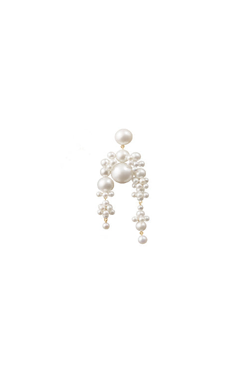 Fontaine de Perle Single 14K Gold Earring w. Pearl