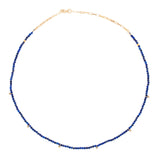 Gold Plated Necklace w. Lapis
