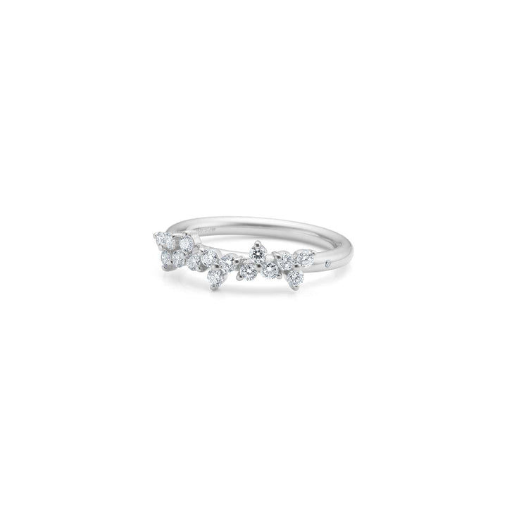 Fryd 18K Whitegold Ring w. 16 Diamonds