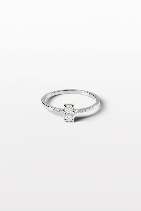 2.1 LVK 01 18K Whitegold Ring w. Diamond