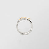 Ringo 18K Guld & Sølvring m. Diamant